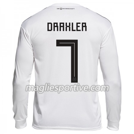 Completo Calcio Germania Draxler 7 Divisa Prima Mondiali 2018 ML